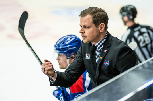 Oskarshamns tränare Martin Filander