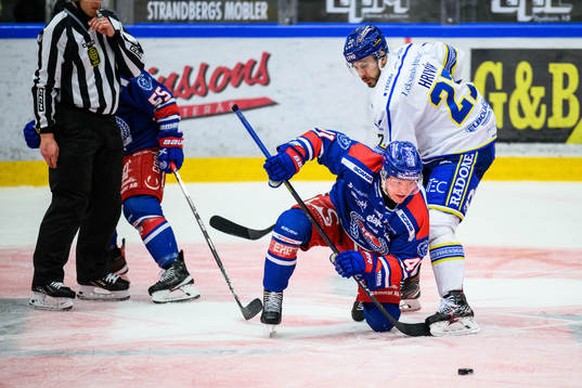 Oskarshamns Johan Johnsson och Leksands Marek Hrivik