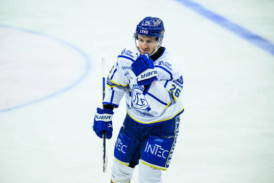 Leksands Patrik Norén jublar