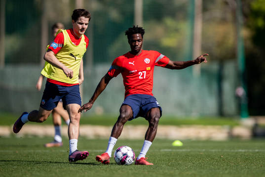 Brandur Hendriksson Olsen och Benjamin Acquah