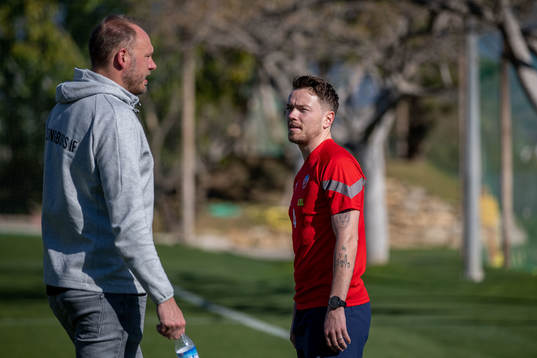 Sportchef Andreas Granqvist och Viljormur Davidsen