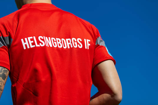 Tröja med texten Helsingborgs IF