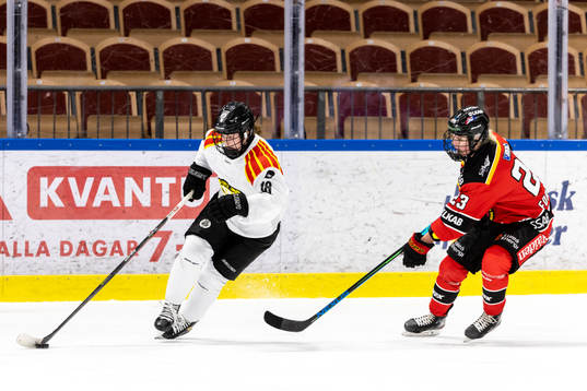 Brynäs Emma Murén och Luleås Pernilla Forsgren