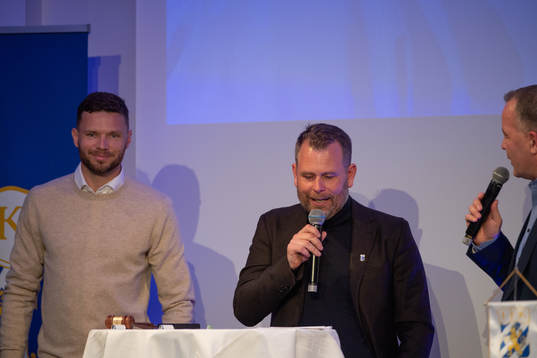 IFK Göteborgs Marcus Berg och tränare Mikael Stahre