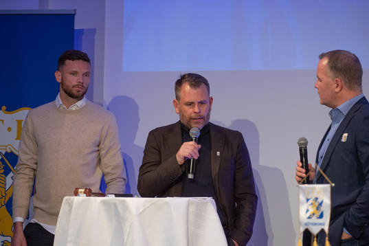 IFK Göteborgs Marcus Berg och tränare Mikael Stahre