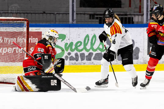 Brynäs Katerina Mrazová utmanar Luleås målvakt Sara