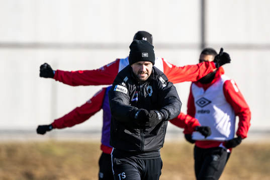 Degerfors tränare Tobias Solberg