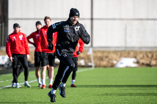 Degerfors tränare Tobias Solberg