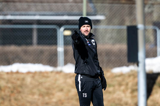 Degerfors tränare Tobias Solberg