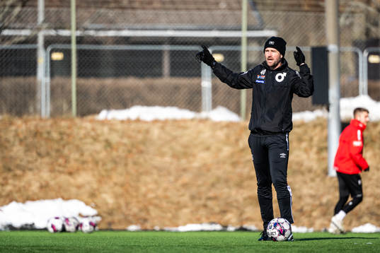 Degerfors tränare Tobias Solberg