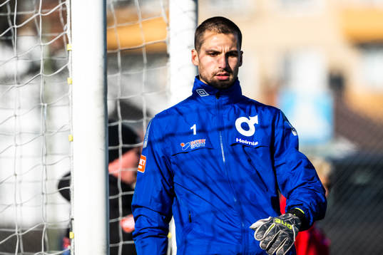 Degerfors målvakt Alfie Malik Whiteman
