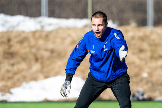 Degerfors målvakt Alfie Malik Whiteman