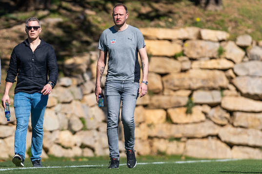 Sportchef Andreas Granqvist och styrelseledamot Fredrik
