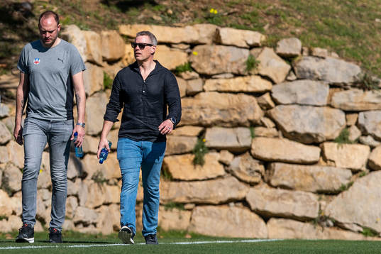 Sportchef Andreas Granqvist och styrelseledamot Fredrik