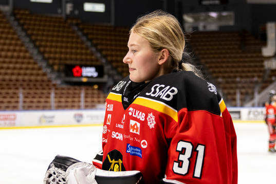 Luleås målvakt Frida Axell