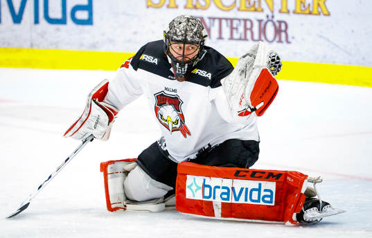 Malmö Redhawks målvakt Oscar Alsenfelt