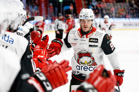 Malmö Redhawks Lance Bouma jublar