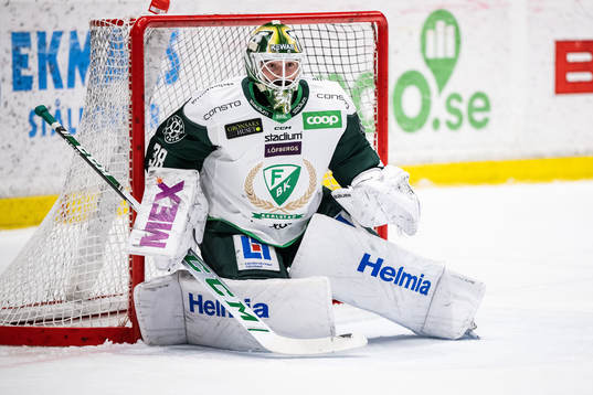 Färjestads målvakt Dominik Furch