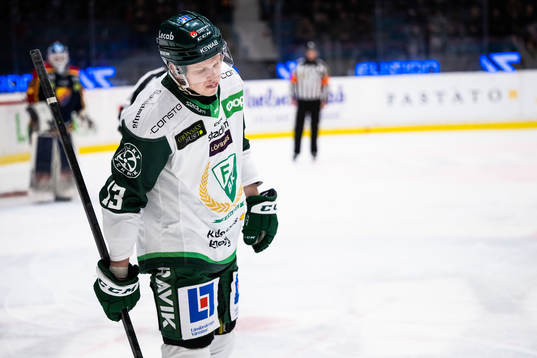 Färjestads Daniel Viksten deppar