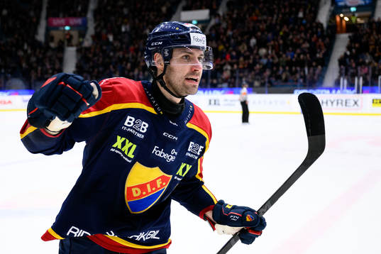 Djurgårdens Ludvig Rensfeldt jublar