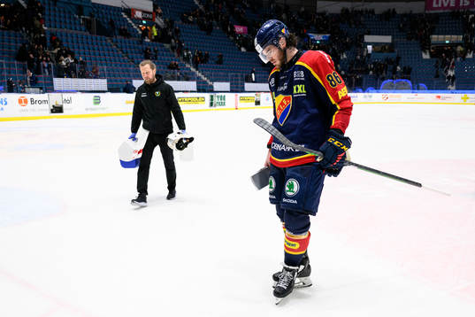 Djurgårdens Eric Gelinas deppar