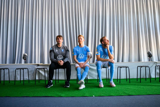 Tränare Milos Milojevic, Anders Christiansen, Ola Toivonen