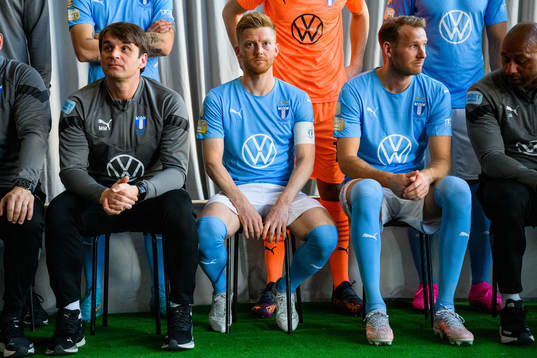 Tränare Milos Milojevic, Anders Christiansen och Ola