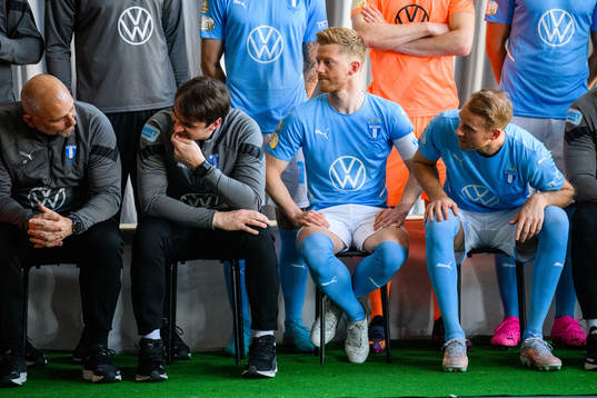 Tränare Milos Milojevic, Anders Christiansen och Ola