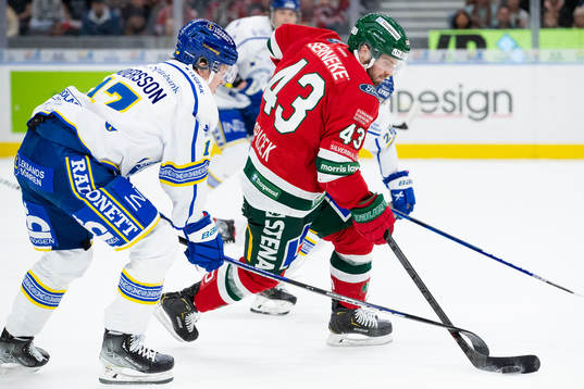 Leksands Linus Andersson och Frölundas Michael Spacek