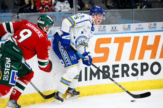 Frölundas Jan Mursak och Leksands Calle Själin
