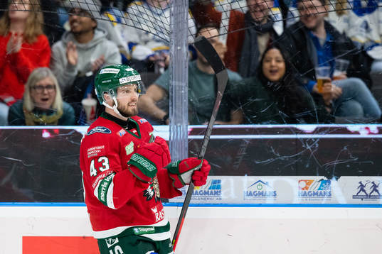 Frölundas Michael Spacek jublar