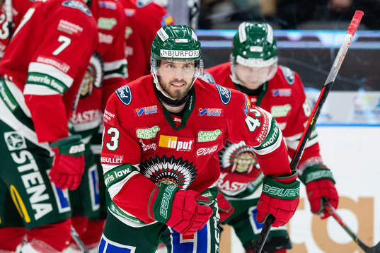 Frölundas Michael Spacek jublar