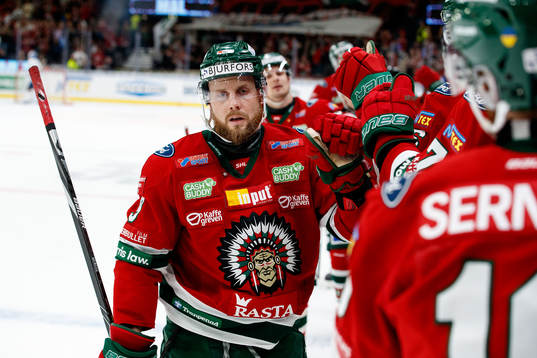 Frölundas Jan Mursak jublar