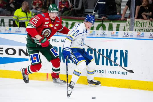 Frölundas Elmer Söderblom och Leksands Calle Själin