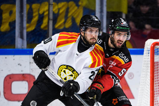 Brynäs Oula Palve och Luleås Filip Pyrochta