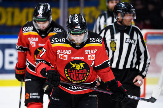 Luleås Linus Omark deppar