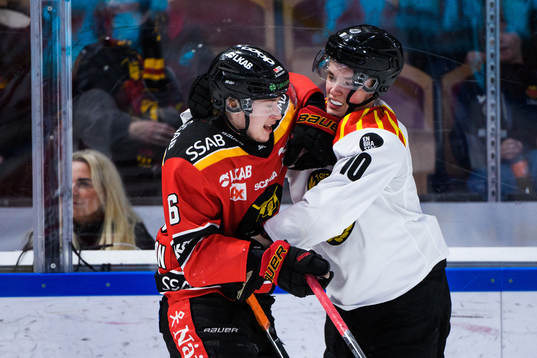 Luleås Pontus Andreasson och Brynäs Noel Gunler