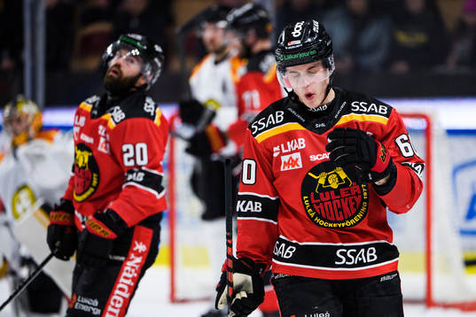 Luleås Julius Honka deppar