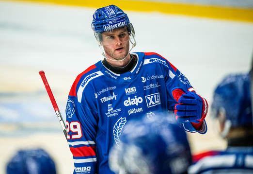 Oskarshamns Kim Rosdahl jublar