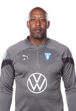Malmö FFs assisterande tränare Jeffrey Aubynn