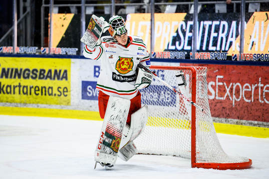 Moras målvakt Matteus Ward deppar