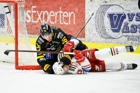 Västerås Alexander Lunsjö och Moras Mikael Hakkarainen