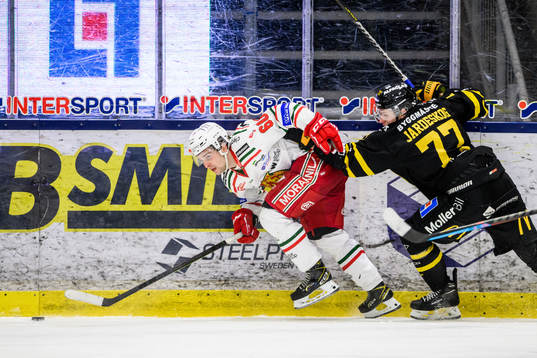 Moras Kalle Miketinac och Västerås Ludvig Jardeskog