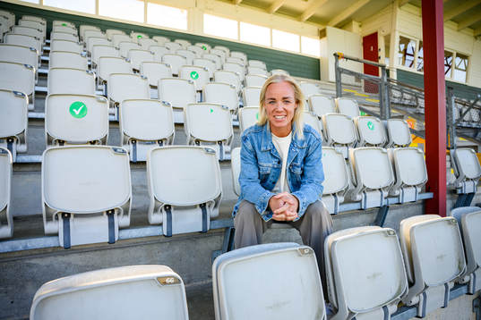 Bläddra bland fler bilder av Fotboll, Damallsvenskan, FC Rosengård, Porträtt Carloline Seger