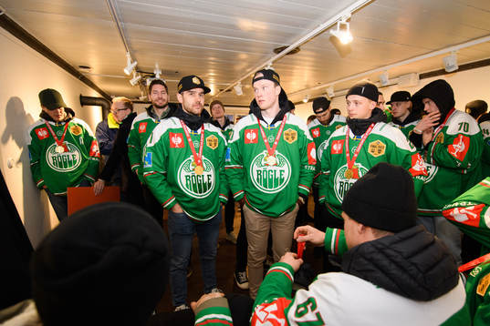 Rögles Ludvig Larsson, Oskar Stål Lyrenäs och Samuel