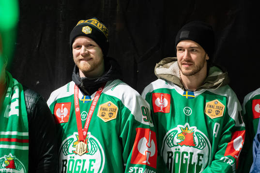 Rögles Ted Brithén och Rögles Dennis Everberg