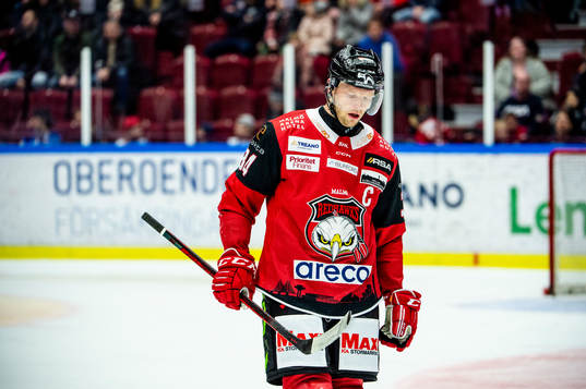 Malmö Redhawks Carl Söderberg deppar