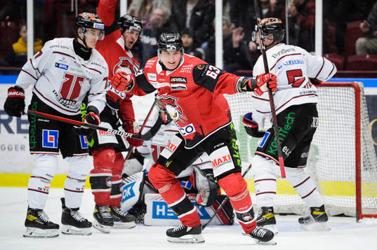 Malmö Redhawks Fredrik Händemark jublar