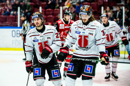 Örebros Petr Zámorský och Libor Sulak deppar
