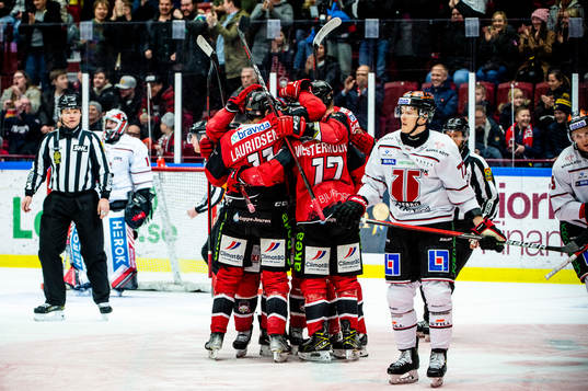 Malmö Redhawks Lance Bouma, Markus Lauridsen, Christoffer
